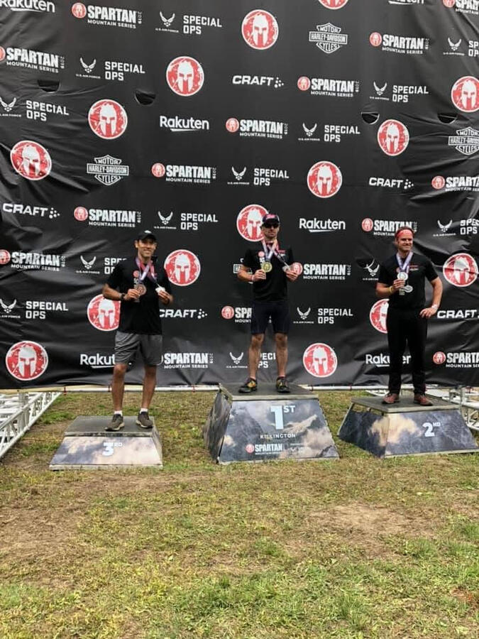 Spartan Killington — 1st Place Podium